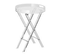 Table Basse en Acrylique Transparent, Une Petite Table Pliante, Offre Une Résistance Aux Chocs et Une Durabilité Supérieures, Adaptée À Une Utilisation Intérieure et Extérieure À Long Terme
