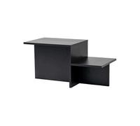 Table basse - HARMONY - Rectangulaire - Noir - 80 x 40 x 40 cm