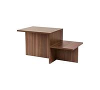 Table basse en aggloméré 80 x 40 x 40 cm Harmony Noyer