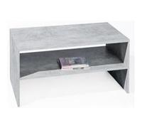 Table basse en béton avec tablette - Dim : L 115 x P 60 x H 41 cm -PEGANE- Non Applicable