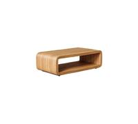 Table basse en bois beige, rectangulaire - Chehoma, Central Park - 130x70x40 cm