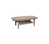 Table basse en bois coloris naturel - L. 120 x l. 70 x H. 40 cm -PEGANE- Naturel