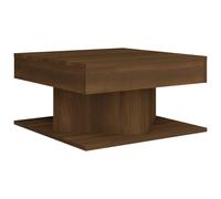 Vidaxl Table Basse Chêne Marron 57x57x30 Cm Bois D'ingénierie Marron