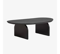 Table Basse En Bois De Manguier (135x80 Cm) Bedum Noir Uni