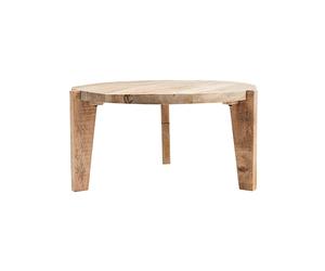 Table basse en bois de manguier beige, ronde - House Doctor, Bali - Ø80 H40 cm