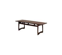 Table basse en bois de manguier marron foncé, rectangulaire - Chehoma, Bruges - 160x55x49 cm