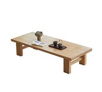 Table basse en bois de style japonais - Table de salle à manger polyvalente pour petits espaces - Table Zen Kang pour chambre à coucher et balcon - Design compact 100 x 60 x 38 cm
