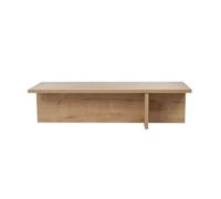 Table basse en bois "Harbor" - 120 x 45 x 30 cm - Chêne Saphir