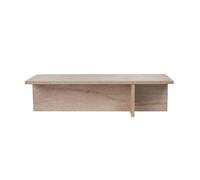 Table basse en bois "Harbor" - 120 x 45 x 30 cm - Travertin