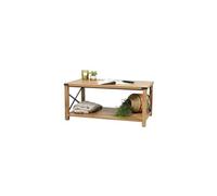 Table basse en bois "Jane" - Marron - L 100 x l 55 x H 46 cm
