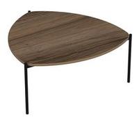 Table basse en bois "Lenny" - 90 x 89 x 40 cm - Noyer 12