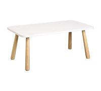 Table Basse en Bois Massif, Bureau d'apprentissage des Jouets for Enfants, for la Maison, Le Salon, Le Balcon (80x40x33cm)(B)