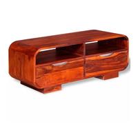Table basse en bois massif de Sesham - VIDAXL - 90 x 40 x 35 cm - Marron - Contemporain - Design
