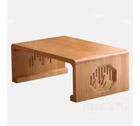 Table basse en bois massif - Design rustique fabriqué à la main pour une décoration de salon confortable - Table basse à profil bas pour améliorer l'esthétique de la maison