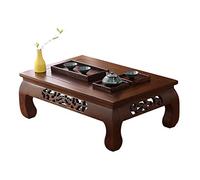 Table basse en bois massif pour salon, table centrale en bois naturel avec motif palette 50 cm/60 cm/70 cm/80 cm de largeur