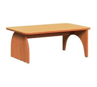 Table basse en bois massif - vidaXL - Brun cire - 80x50x31 cm - Pin massif - Style rustique - Forme rectangulaire
