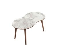 Table basse en bois "Moon" 99 x 54 x 45 cm - Blanc