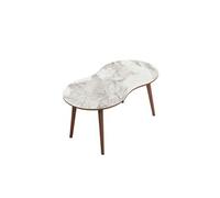 Table basse en bois "Moon" 99 x 54 x 45 cm - Blanc