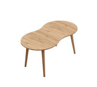 Table basse en bois "Moon" 99 x 54 x 45 cm - Chêne