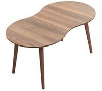 Table basse en bois "Moon" 99 x 54 x 45 cm - Noyer