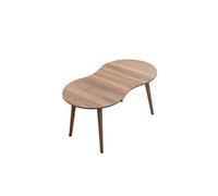 Table basse en bois "Moon" 99 x 54 x 45 cm - Noyer