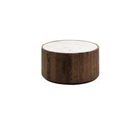 Table basse en bois recyclé marron, ronde - Chehoma, Savana - Ø80x41 cm