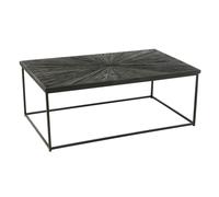 Table Basse en Bois "Shanil" 120cm Noir