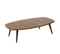 Table Basse en Bois ""Teck"" 120cm Naturel