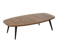 Table Basse en Bois "Teck" 120cm Naturel