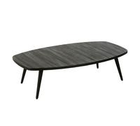 Table Basse en Bois ""Teck"" 120cm Noir