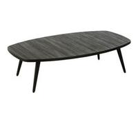 Table Basse en Bois "Teck" 120cm Noir