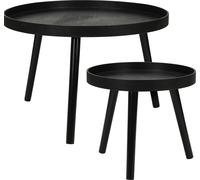 Table basse en deux tailles, Ø 60 cm, Ø 38 cm