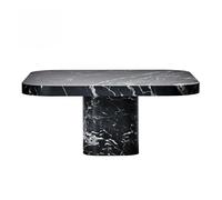 Table basse en marbre Bow No. 3 WxHxD 70x31x70cm/base 23x23cm