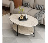 Table basse en marbre Elis - Travertine