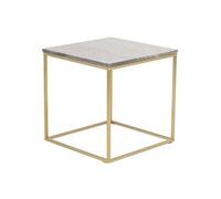Table Basse en Marbre "Estelle" 50cm Gris