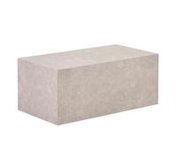 Table basse en marbre HOME DELUXE AMIRI L - 95 x 50 cm - Couleur: Beige