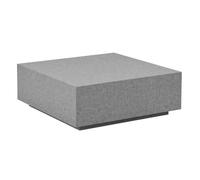 Table basse en marbre HOME DELUXE AMIRI XL - 95 x 95 cm - Gris