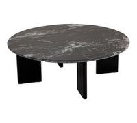 Table Basse en Marbre "Mathilde" 90cm Noir