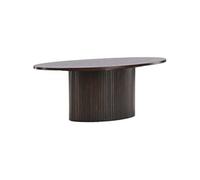 Venture Home - Table basse en MDF Bianca Ovale Marron foncé G