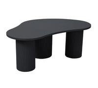 Table basse en MDF décor mélaminé noir - Oviala