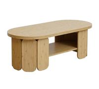 Table basse en MDF effet bois beige Molly - Oviala
