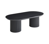 Vente-unique - Table Basse en MDF - Noir - LORIMILA