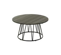 Table Basse en Métal "Poa" 80cm Noir