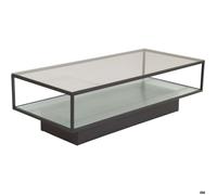 Table Basse Design en Verre "Maglehem" 130cm Noir
