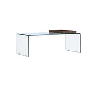 Table Basse en Verre "Telemark" 110cm Transparent