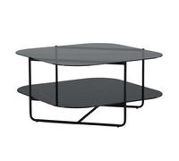 Table Basse en Verre "Un-Line" 85cm Noir