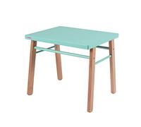 Table Basse Enfant Gabriel, Bicolore Vert Menthe et Naturel