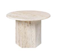Table basse Epic travertin Ø60cm H 42cm/Ø 60cm