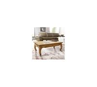 Table basse exotique 110x60x40 cm en acacia massif