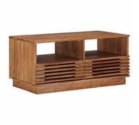 Table basse faite main Brun Teck 85 x 45,5 x 40 cm vidaXL
